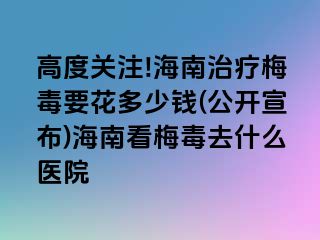 高度关注!海南治疗梅毒要花多少钱(公开宣布)海南看梅毒去什么医院